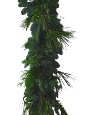 Guirnalda navidad mixta (nobilis, tuya y keefer) 2