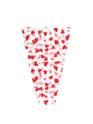 Bolsa bouquet corazones 40 cm x 30 cm x 12 cm